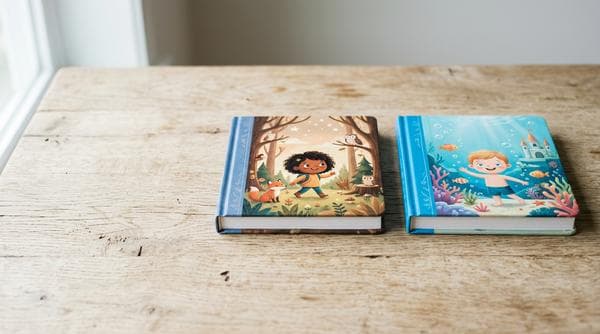 Side by side comparison of personalized book services